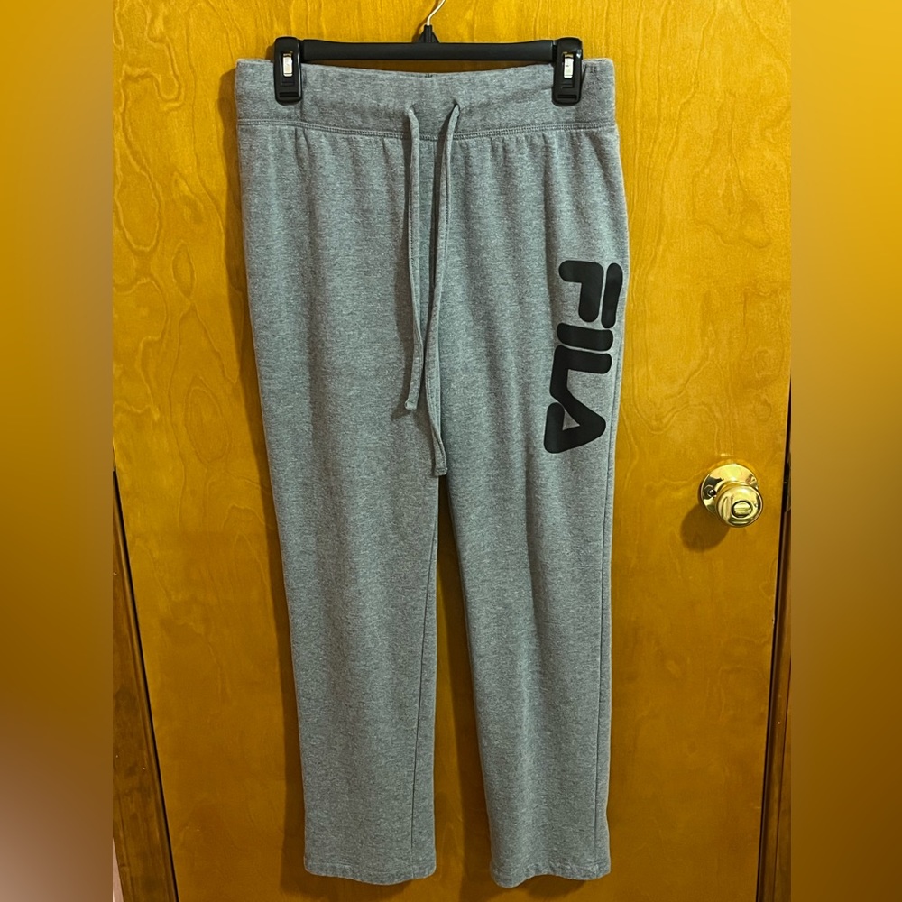FILA Small gray sweatpants with drawstring for Women